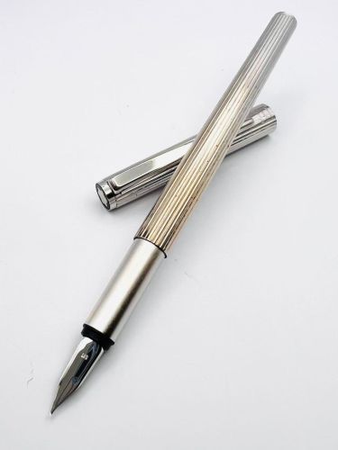 =二手好物＝MONTBLANC 萬寶龍 Noblesse 貴族 鍍白金 14K 鋼筆 #MT21777