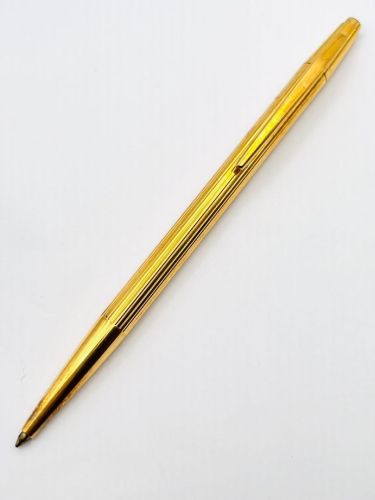 ☆典藏老筆☆ MONTBLANC 萬寶龍 noblesse 貴族 鍍金原子筆 #中古品7成新#M3698