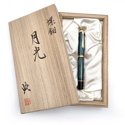 【限量200支｜Pelikan 百利金 M1000 螺鈿蒔繪《月光》｜松田典男 手工製作】