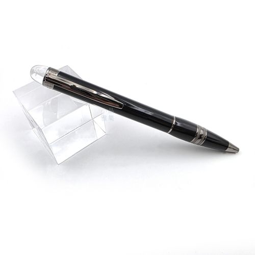 =中古美品= MONTBLANC 萬寶龍 StarWalker 漂浮系列 原子筆 (黑夾）8成新 #MB66480