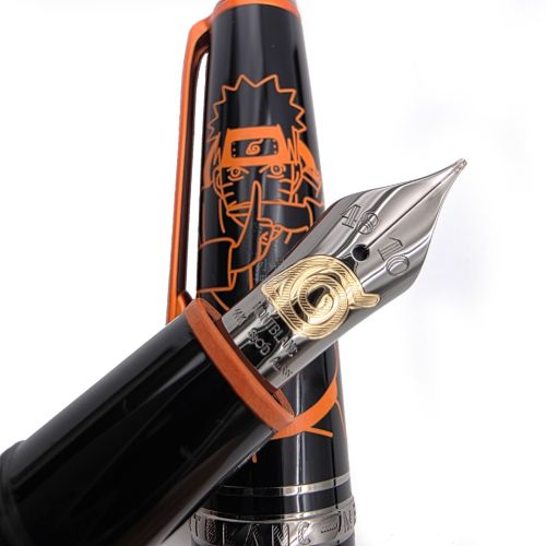 ☆典藏老筆☆ 二手品  Montblanc 萬寶龍 × 火影忍者 跨界聯名 14K鋼筆