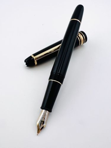 =中古美品=MONTBLANC 萬寶龍 145 小班 14K金 鋼筆  #7成新 MT21666
