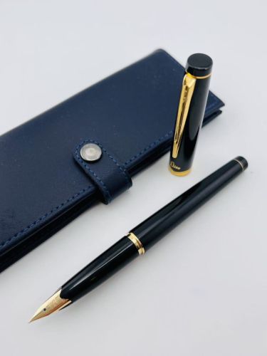 =中古美品= Pilot 百樂 Elite 14K金 長版 鋼筆 +筆套 #M6140