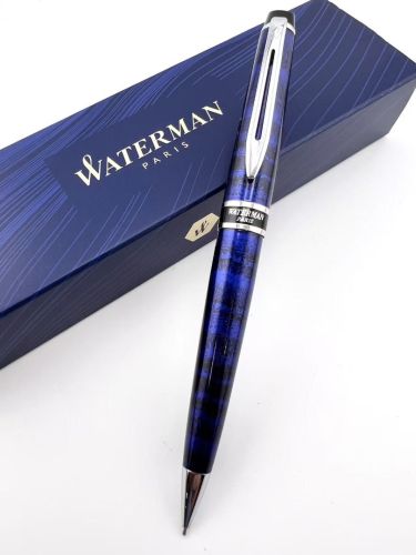 =庫存新筆= WATERMAN 水人 權威系列 藍色花紋 自動鉛筆 0.5mm #AP-6666