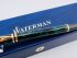 Waterman 雋雅系列原子筆｜墨綠花紋金飾  #AP-6955