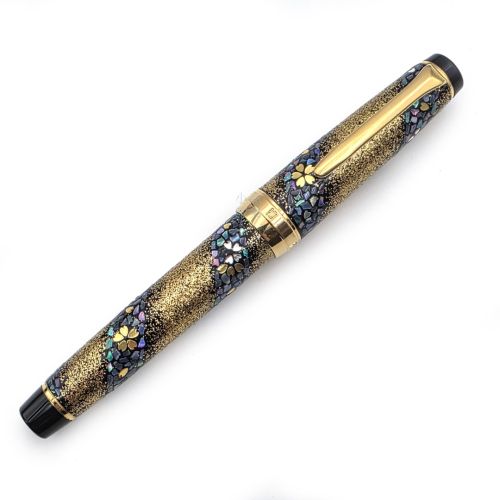 ☆典藏老筆☆ SAILOR 寫樂「內閣總理大臣賞」螺鈿蒔繪 21K 鋼筆#中古品#近新#Ｍ6130