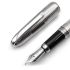 ☆庫存新筆☆ Cartier卡地亞 Louis Cartier 鍍白金桿 18K尖鋼筆  #AP-6756