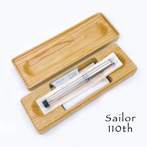 日本 SAILOR 寫樂創業110周年記念 特殊限量版 21K 鋼筆 （銀白）Ｍ尖