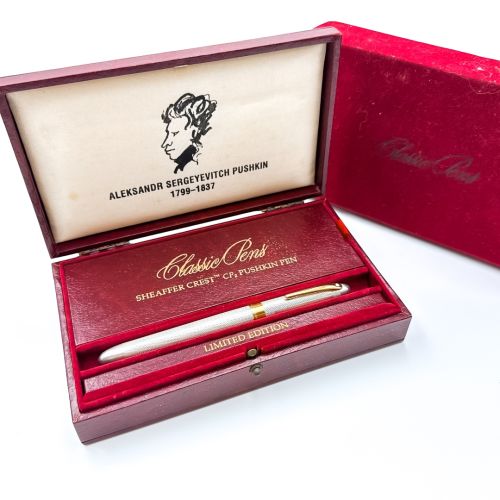 ☆典藏老筆☆ SHEAFFER 西華 Classic Pens CP2 限量500支 純銀鋼筆 (全新）###筆夾瑕疵