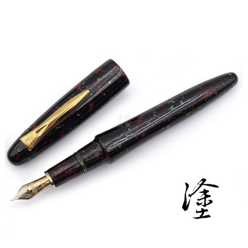 台灣職人昆陽  二創系列 漆塗款『 礦耀 Ore Gleam 』（使用Platinum 出雲 生漆繪製 ）F尖