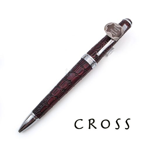 CROSS 真皮壓鱷魚紋原子筆｜工藝與品味的完美結合 