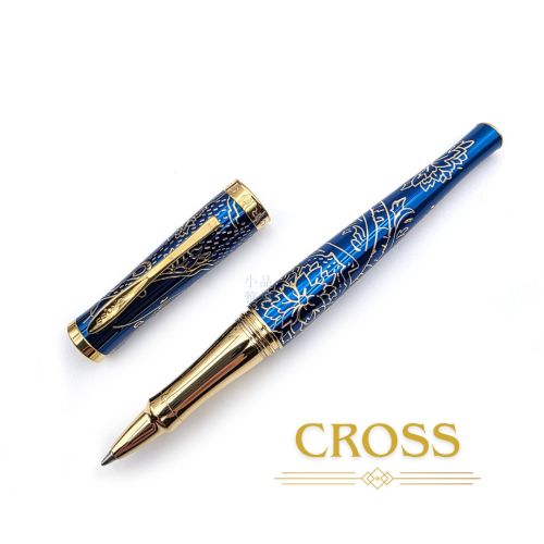 CROSS 高仕 Sauvage 鼠年生肖限定鋼珠筆｜皇家藍金鼠紋 × 原廠筆盒包裝