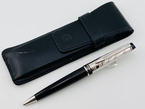 =庫存新筆=   Waterman 水人 權威 時尚銀蓋 原子筆 附贈筆套＃M6250