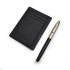 西華 Sheaffer Sagaris戰斧 黑桿 銀蓋金夾 鋼筆 +卡片夾禮盒組