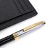 西華 Sheaffer Sagaris戰斧 黑桿 銀蓋金夾 鋼筆 +卡片夾禮盒組