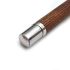 【中古美品】Graf von Faber-Castell 輝柏伯爵早期圖徽款｜巴西蘇木鍍銀蓋鋼筆｜EF尖｜筆蓋頂錢幣紋設計