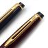 【Waterman 水人】權威系列｜初代膠桿原子筆｜紅藍對筆組｜全新品