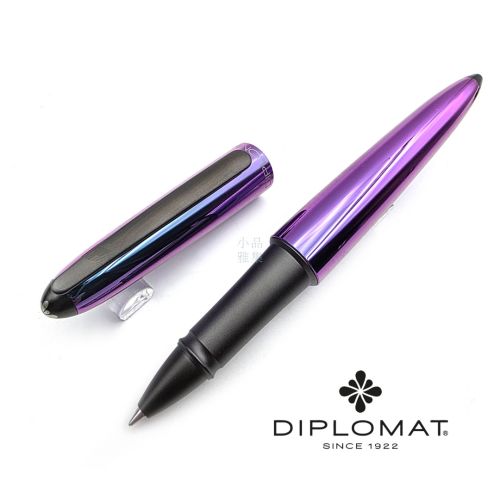 德國 DIPLOMAT 迪波曼 AERO 太空梭 Funky Petrol 炫彩金屬紫 鋼珠筆