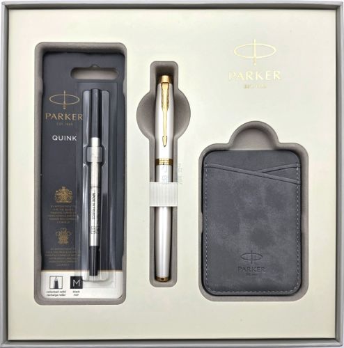 派克 PARKER  IM金屬系列 限量版 珠光白 鋼珠筆啟程禮盒