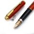 ☆典藏老筆☆ PARKER 派克 75型 LAQUE 橘色漆 14K金 法國製 鋼筆 #PJ-63420