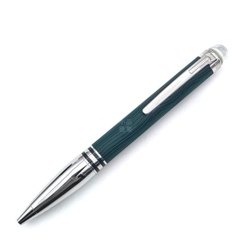 德國 MONTBLANC 萬寶龍  PolarGreen 系列 Doué 北極光 原子筆 132908