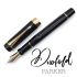 派克 Parker Duofold 大多福 新世紀 黑桿金夾 鋼筆