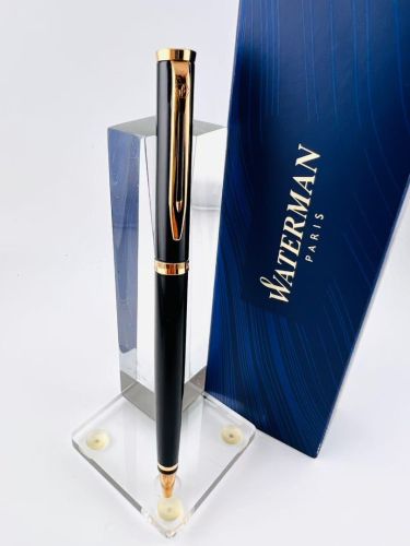  ☆典藏老筆☆ 法國 Waterman Preface 序言 麗黑金夾 原子筆 #AP-6677