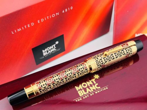 =典藏老筆= 萬寶龍（Montblanc) 1996年藝術贊助 4810 賽美拉米斯 （Semiramis）鋼筆 M尖