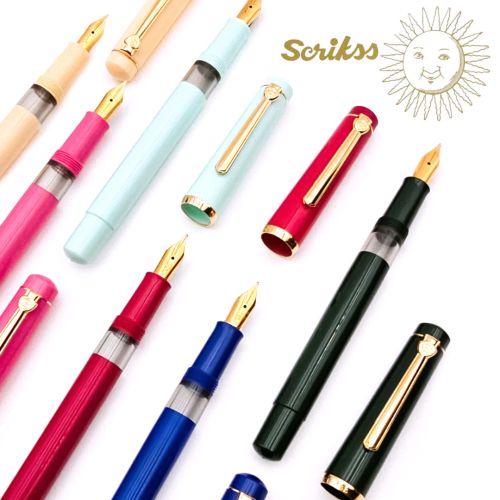『 本月超值組！ 』 土耳其 Scrikss 419 活塞鋼筆 ＋  英國 Diamine 墨水 30mL