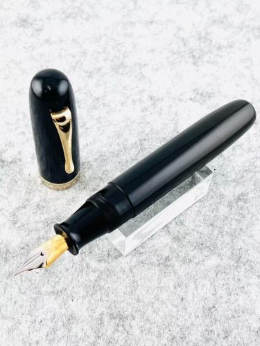 =老文具 =日本製 滴入式 老鋼筆（硬橡膠，大筆桿，古物級）