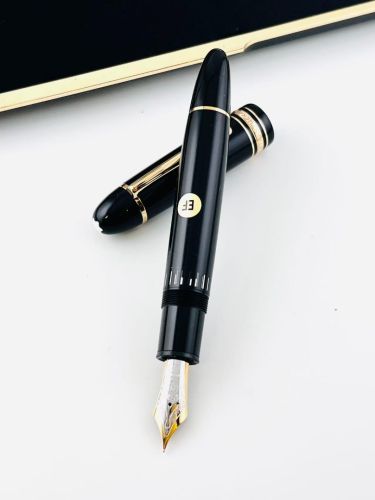 ☆典藏老筆☆ 德國 MONTBLANC 大班149  18K 中白尖 T舌 EF尖 鋼筆 （8成新 # MB-67300 ）