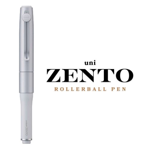 日本 uni ZENTO 系列 0.38 銀色 鋼珠筆／UB-ZH-38