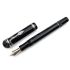  =中古品= 德國 Montblanc 萬寶龍 AGATHA CHRISTIE 阿嘉莎·克莉絲汀 1993年文學家 銀蛇 18K F尖 鋼筆
