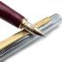 ☆ 全新品 ☆ PILOT 百樂 老款 LADY 銀格紋 14K 鋼筆（附原盒）