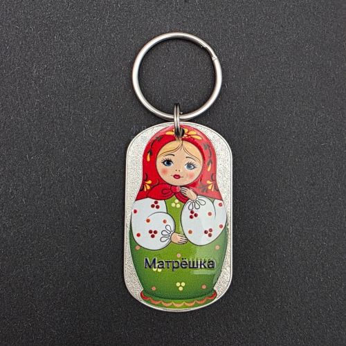 俄羅斯 Matryoshka 俄羅斯娃娃 十二星座 金屬鑰匙圈