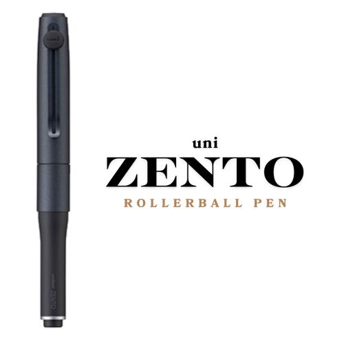 日本 uni ZENTO 系列 0.5 霧黑 鋼珠筆／UB-ZH-05