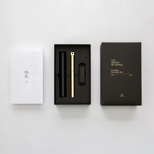 臺灣 Y studio：物外設計 黃銅 隨身鋼筆