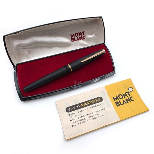 ☆ 中古美品 ☆ MONTBLANC 萬寶龍  220 髮絲紋 14K金 活塞式上墨 鋼筆
