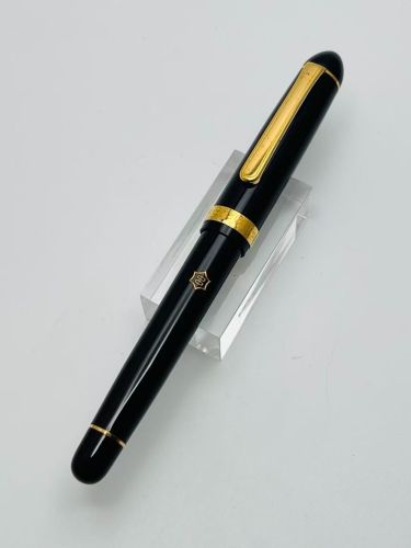 =經典二手筆 = PLATINUM白金牌  3776 老款14K 細字硬橡膠筆舌#PT56540