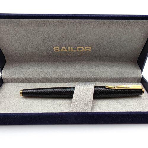☆典藏老筆☆ Sailor 寫樂 經典深刻紋路 18K AGM 18K鋼筆  #ER-196