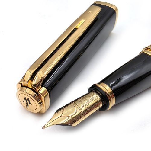 Waterman Exception 小至尊｜黑金 18K｜方形筆桿 全新庫存品 NG｜絕版品｜特價低於五折
