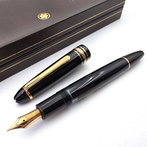 ☆典藏老筆☆ MONTBLANC 萬寶龍 146  鋼筆（ 14K單色尖 F全新品 附老款盒）#N1314