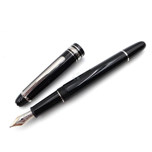 【中古品】 德國 Montblanc 萬寶龍 P145 小班 14k 鋼筆 銀夾 Ｍ尖#9成新 M-47347