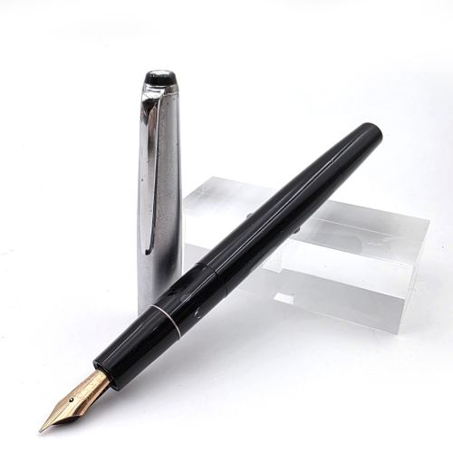 【中古品】德國 MONTBLANC 萬寶龍 ROSA 菱形觀墨窗 14c 活塞鋼筆 #M-39503
