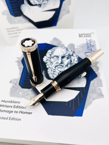 ☆中古美品☆  MONTBLANC 萬寶龍  2018年 文學家系列 Homage to Homer 荷馬 ( 8成新 F尖）