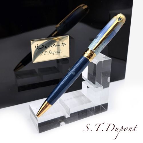 法國 S.T. DUPONT 都彭 Line D Plume L Monet 克勞德·莫內 Soleil Levant 印象·日出 限量 原子筆