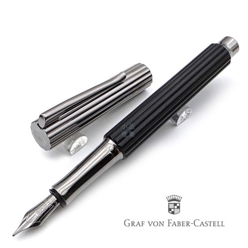德國 Graf von Faber-Castell Bloom 華序系列 烏木 鋼筆