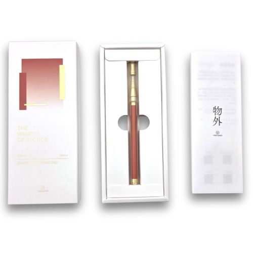 臺灣 Y studio：物外設計 風格核心系列 透明 鋼珠筆 (霧夕橘)