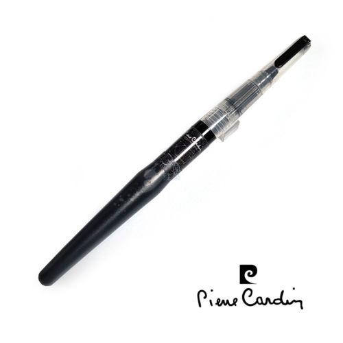 Pierre Cardin 皮爾卡登 Art Brush Pen 水泥漆黑 防水 藝術墨水筆 