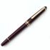 ☆典藏老筆☆ 德國 MONTBLANC 萬寶龍 144 - F 尖 雙色 鋼筆 M-47347 (8成新）-酒紅色 蒔繪貼紙